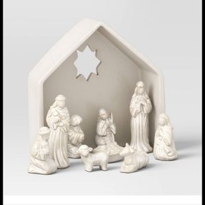 Threshold Ceramic Nativity Set